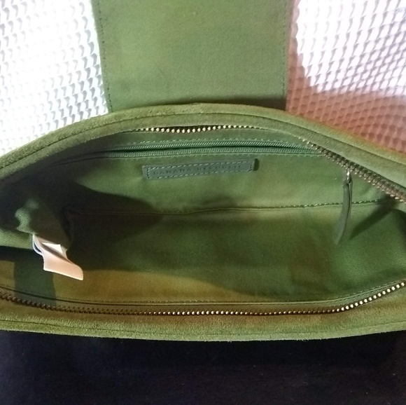 Banana Republic Green leather shoulder bag - Picture 4 of 8